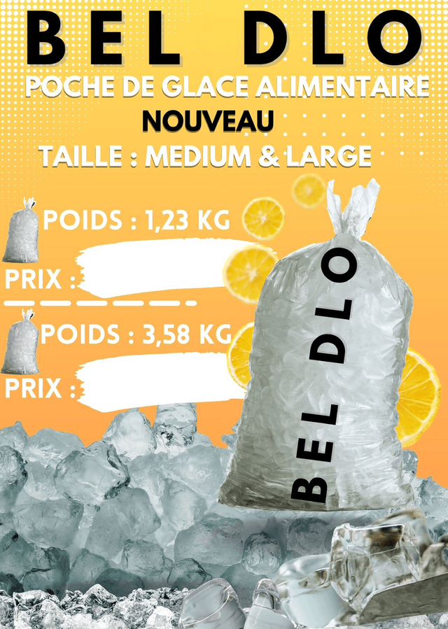 GLACE ALIMENTAIRE BEL DLO